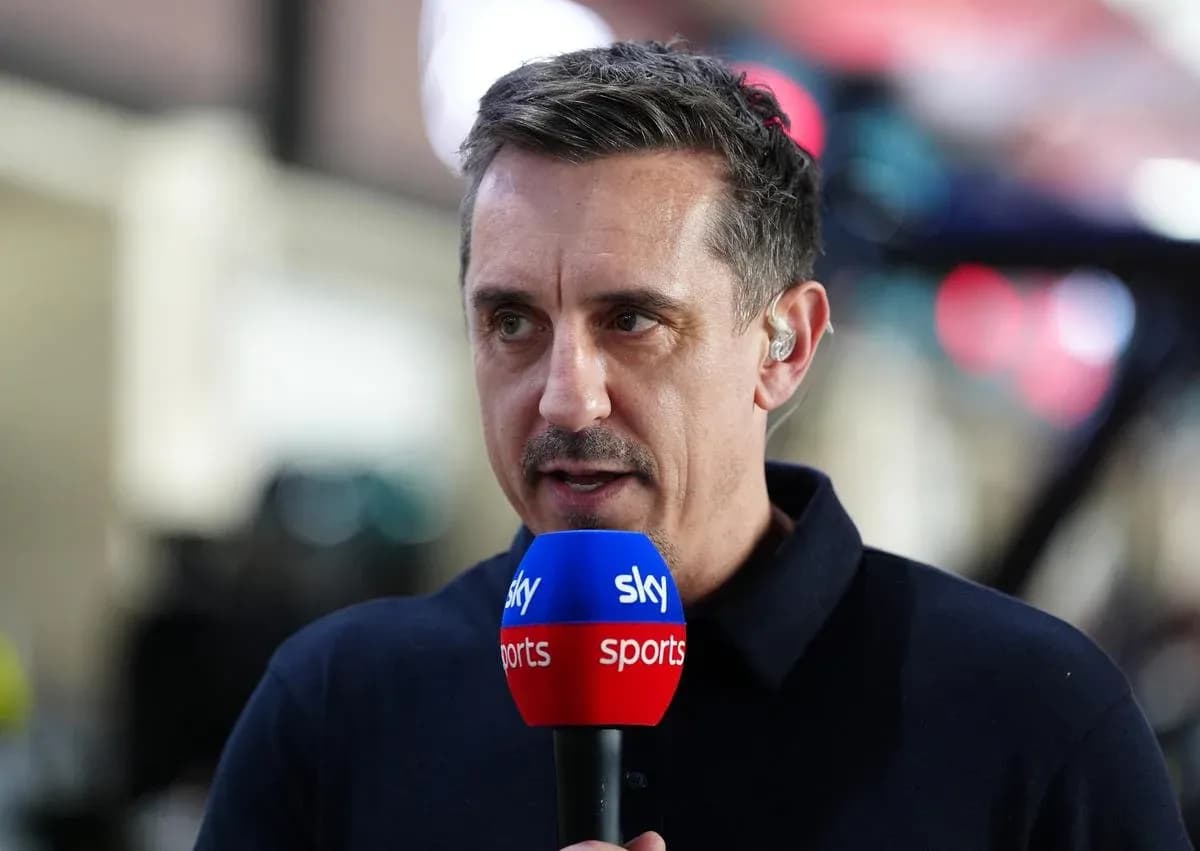 Analyst speaking into microphone during broadcast Analyst speaking into microphone during broadcast