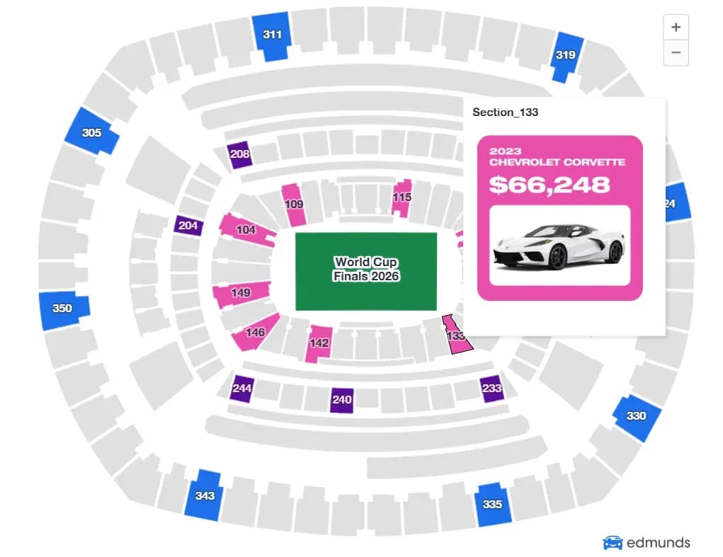 Stadium seating chart for World Cup Finals 2026 Stadium seating chart for World Cup Finals 2026