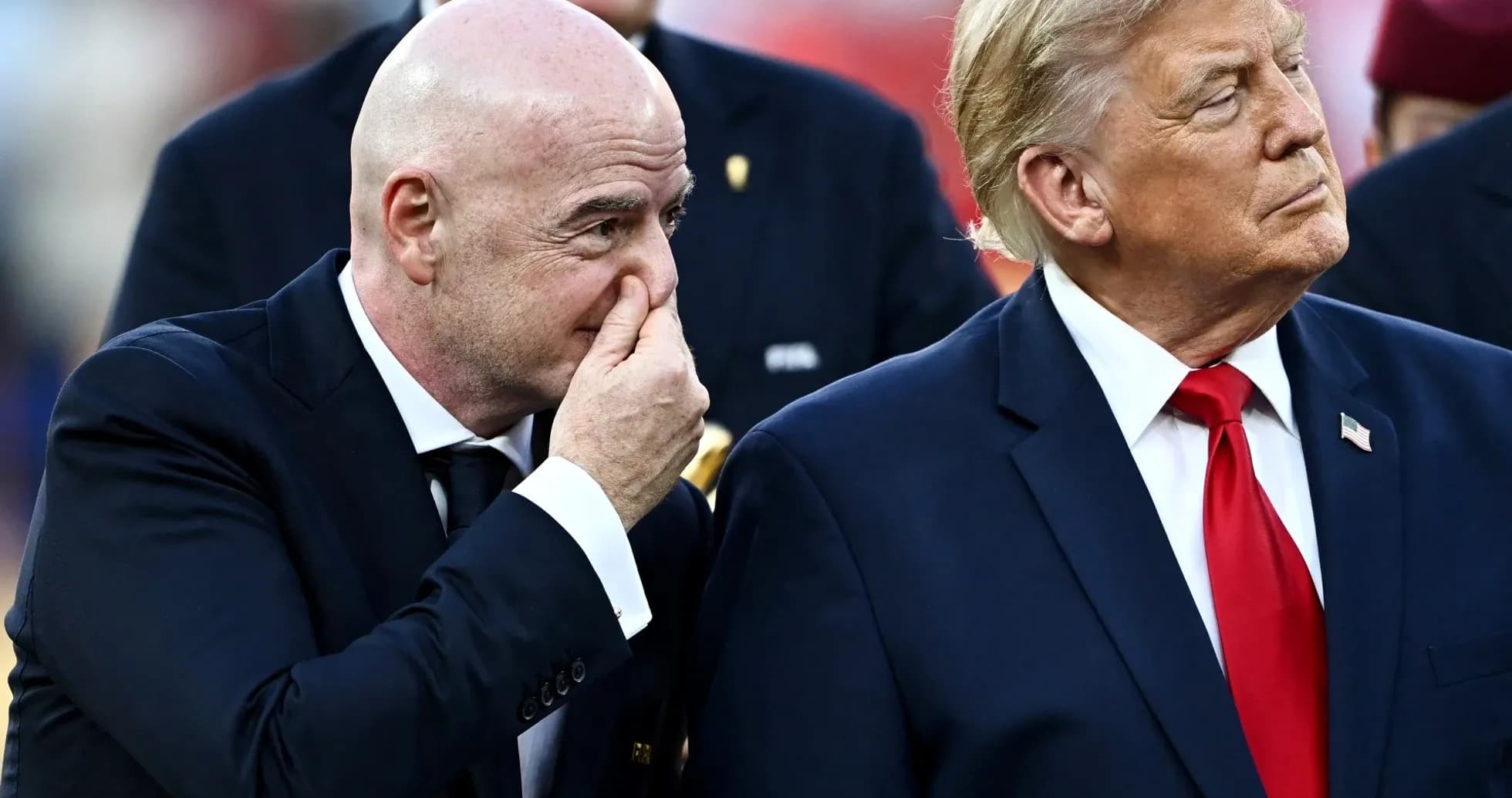 Gianni Infantino and Donald Trump at event Gianni Infantino and Donald Trump at event
