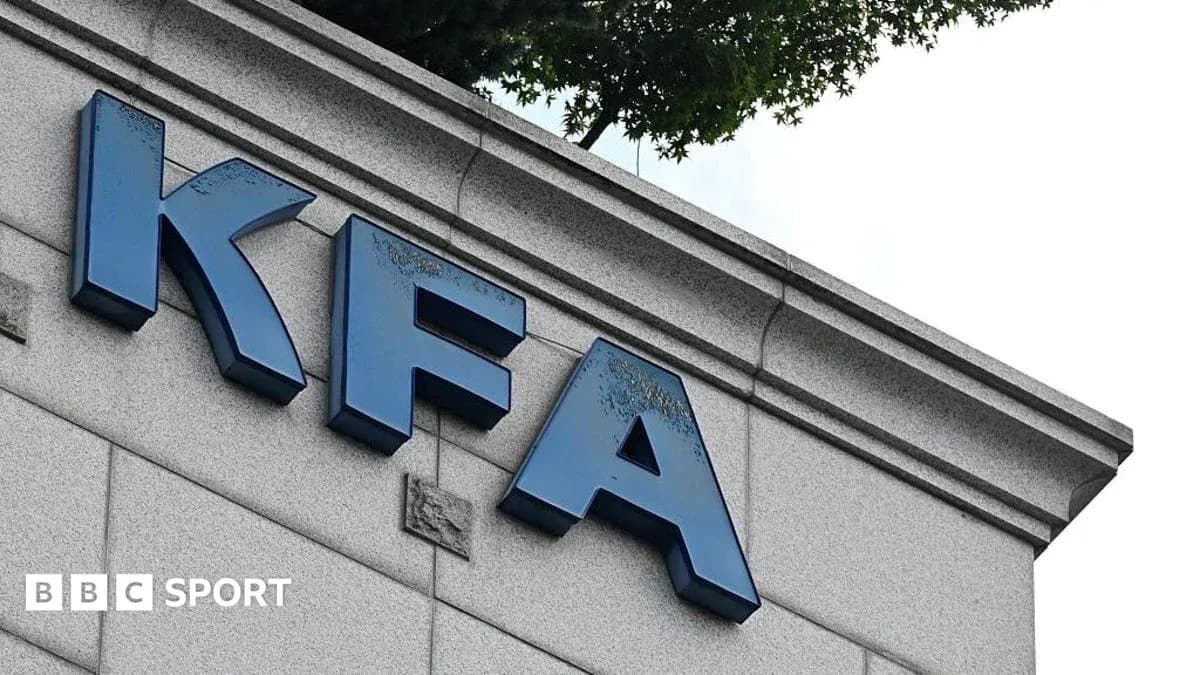 KFA logo on building exterior KFA logo on building exterior