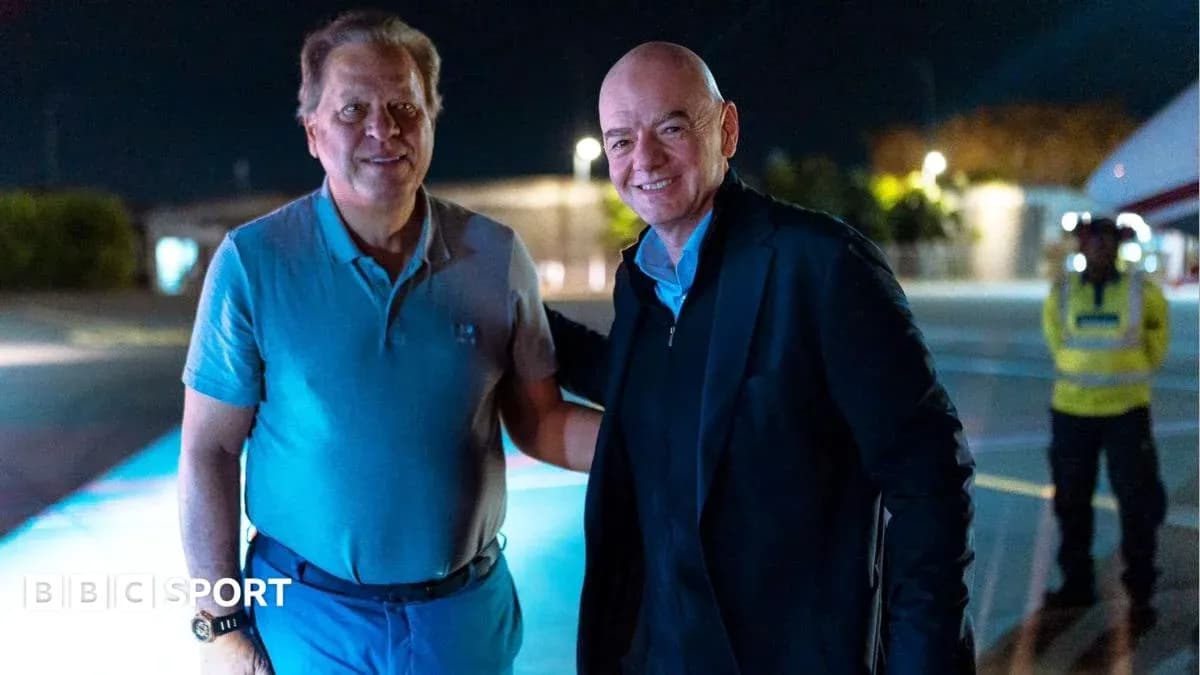 Two men smiling together at night airport Two men smiling together at night airport
