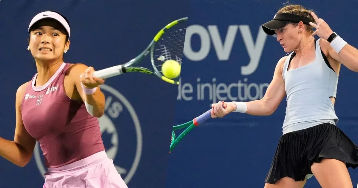 Tennis players hitting the ball during a match Tennis players hitting the ball during a match