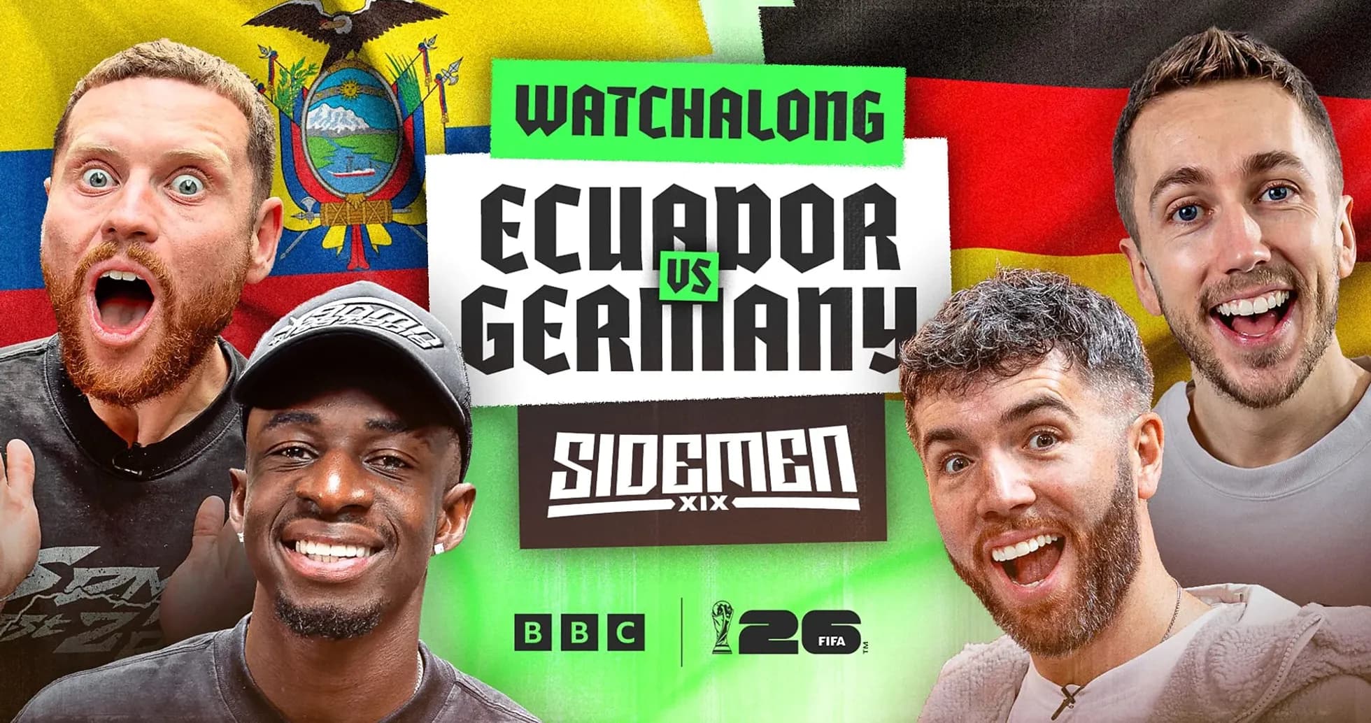 Sidemen reacting to Ecuador vs Germany watchalong Sidemen reacting to Ecuador vs Germany watchalong