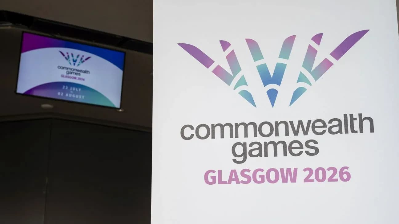 Commonwealth Games 2026 logo display in venue Commonwealth Games 2026 logo display in venue