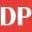 DP logo on red background DP logo on red background