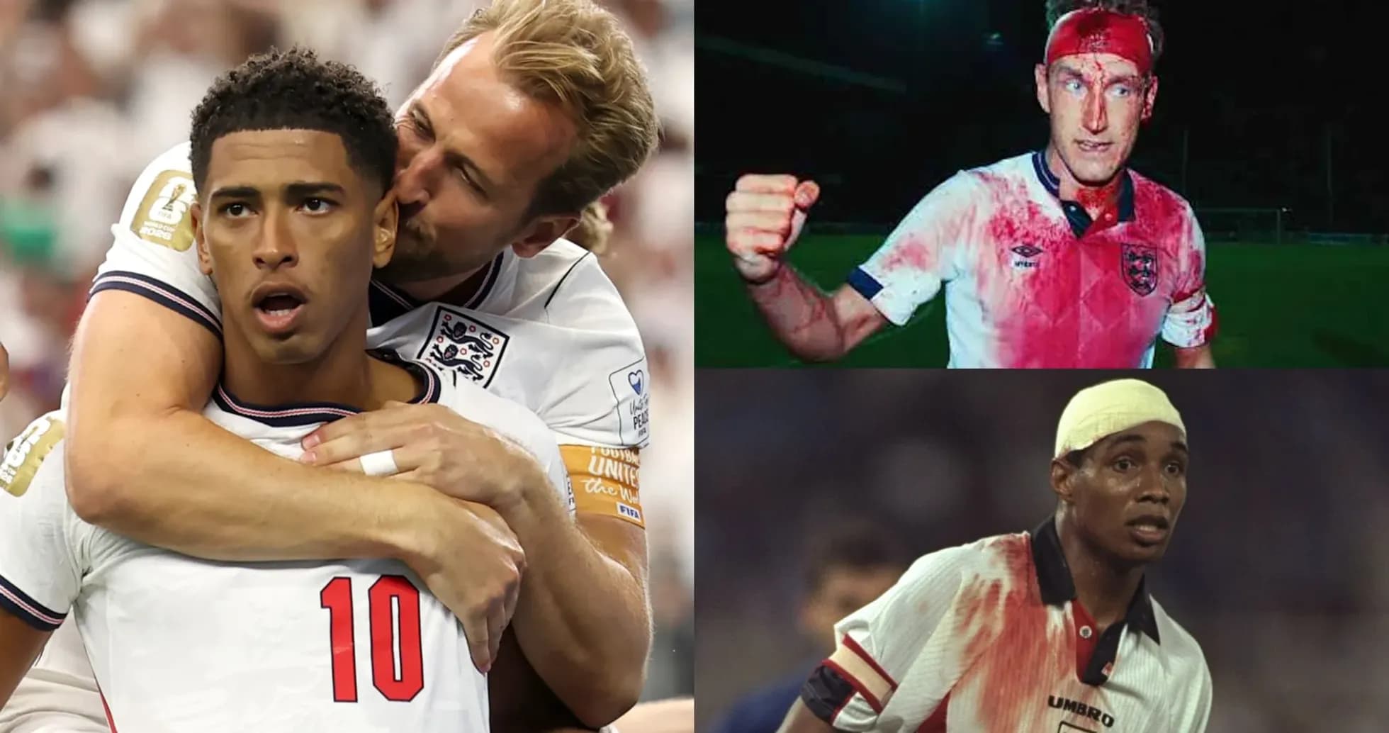 England players during matches with notable moments England players during matches with notable moments