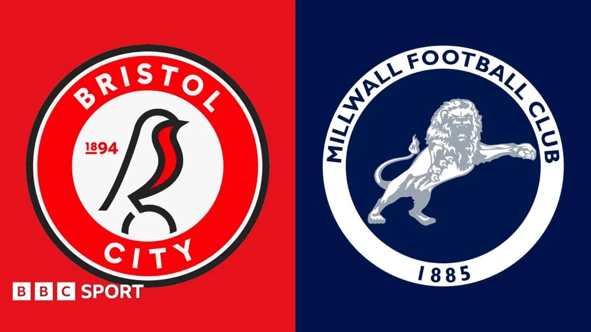 Logos of Bristol City and Millwall Football Club Logos of Bristol City and Millwall Football Club