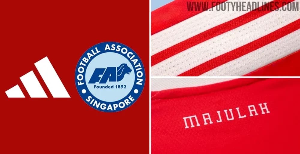 Singapore Football Association logo and jersey details Singapore Football Association logo and jersey details