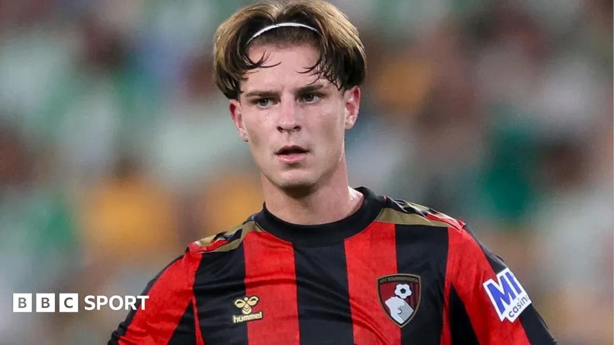 Bournemouth player focused during match action Bournemouth player focused during match action