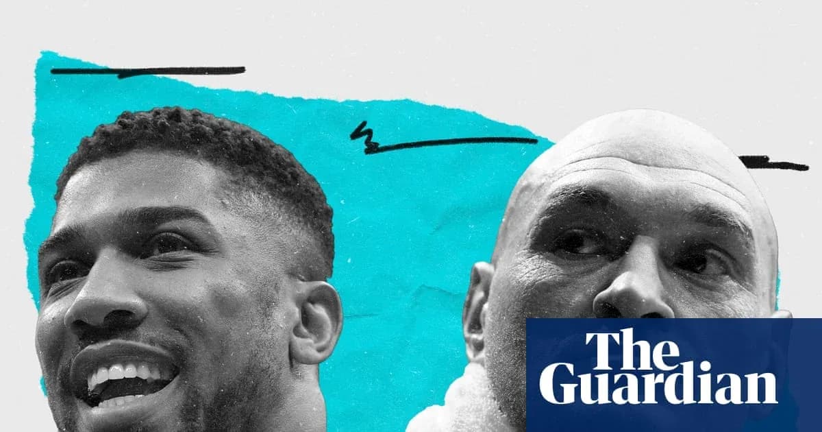 Anthony Joshua and Tyson Fury faces side by side Anthony Joshua and Tyson Fury faces side by side