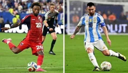 Two players dribbling during a football match Two players dribbling during a football match