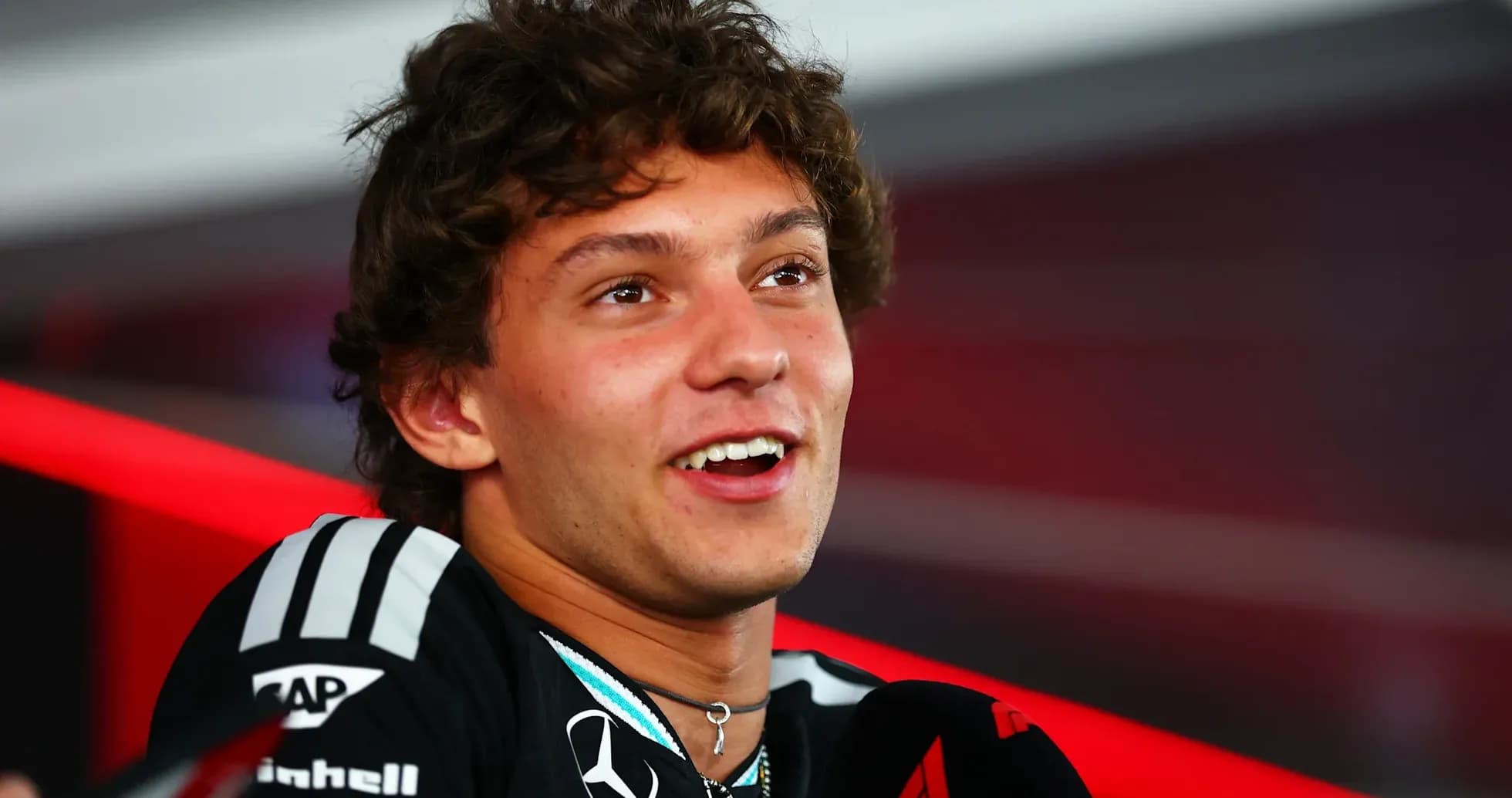 Yoshimura Formula 1 press conference participant smiling Yoshimura Formula 1 press conference participant smiling