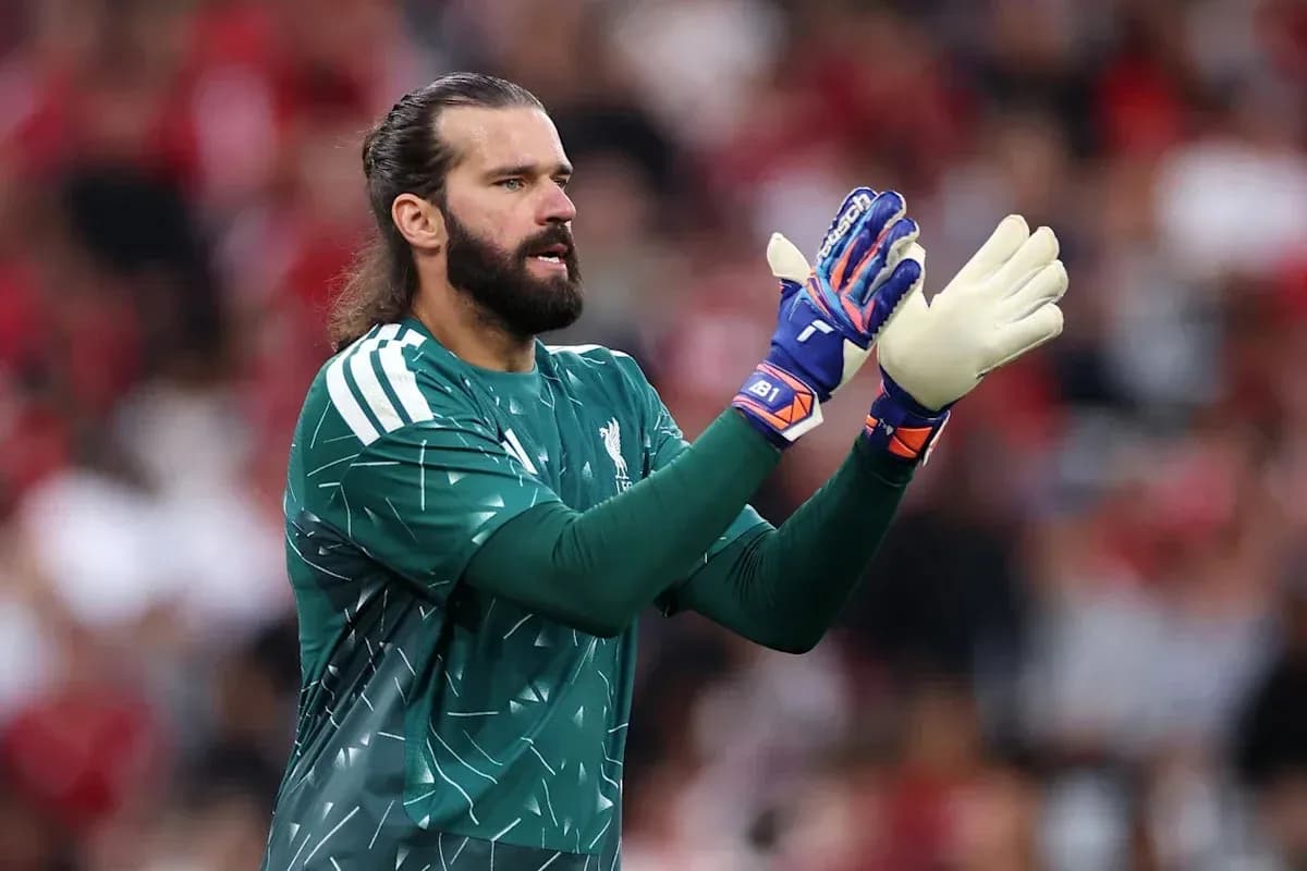 Goalkeeper signaling during a football match Goalkeeper signaling during a football match