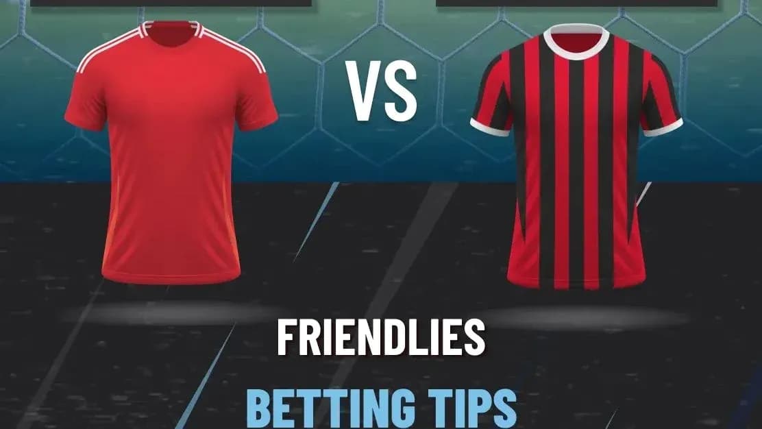 Red and black team jerseys for friendly match Red and black team jerseys for friendly match