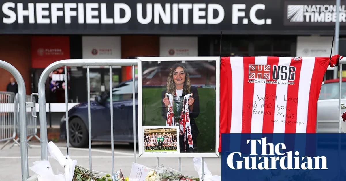 Memorial outside Sheffield United F.C. with flowers Memorial outside Sheffield United F.C. with flowers