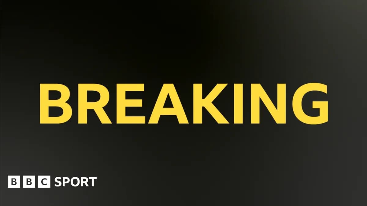 Breaking news headline in bold yellow text Breaking news headline in bold yellow text