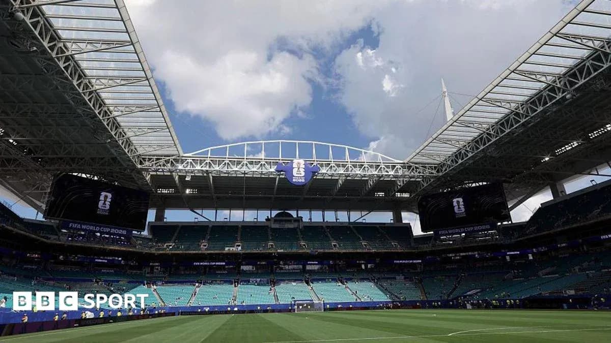 FIFA World Cup 2026 stadium interior view FIFA World Cup 2026 stadium interior view