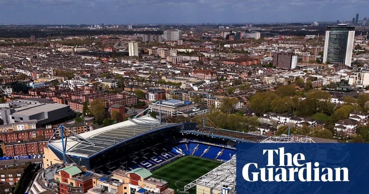 Aerial view of Stamford Bridge and surrounding area Aerial view of Stamford Bridge and surrounding area