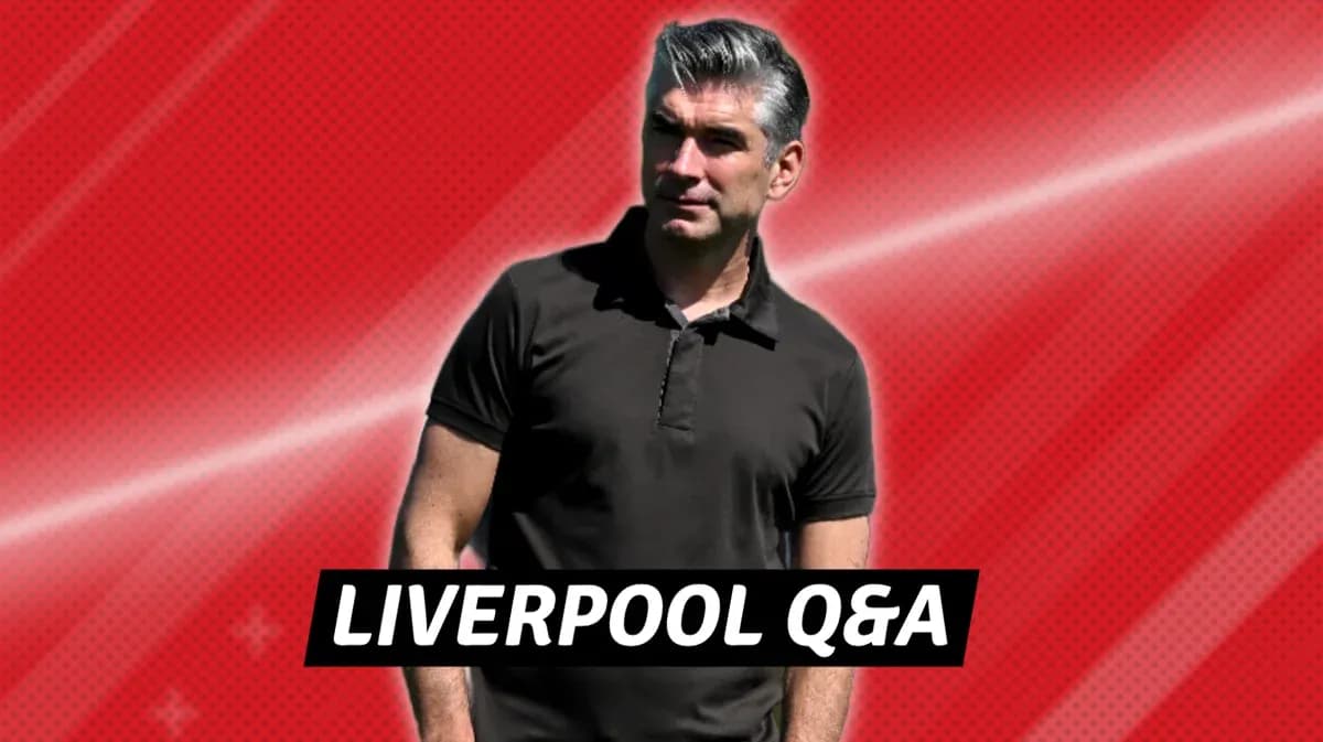 Man in black polo shirt during Liverpool Q&A session Man in black polo shirt during Liverpool Q&A session