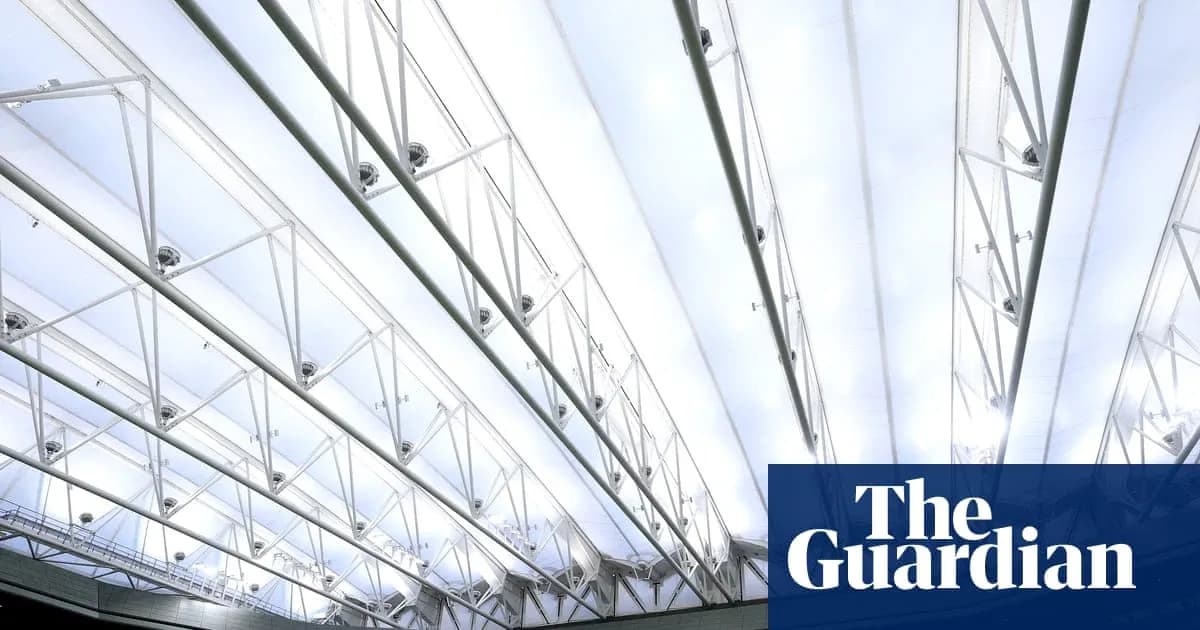 Stadium roof design with bright lighting Stadium roof design with bright lighting