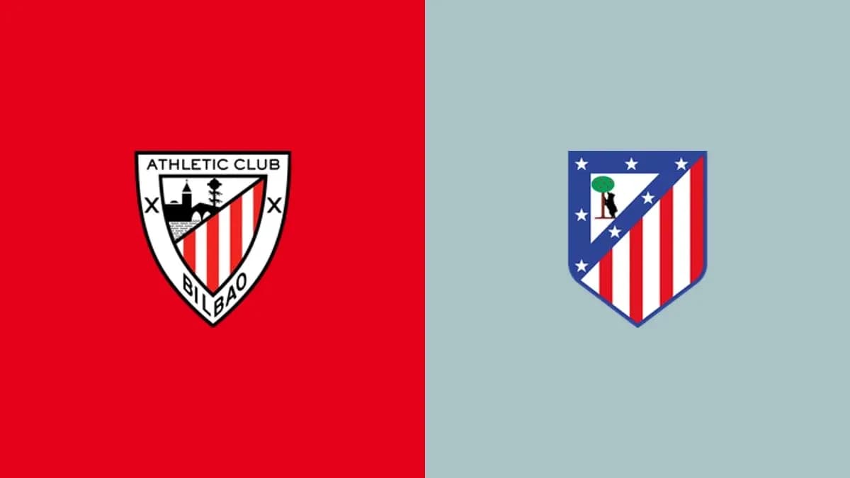 Logotiplar: Athletic Club va Atlético Madrid Logotiplar: Athletic Club va Atlético Madrid