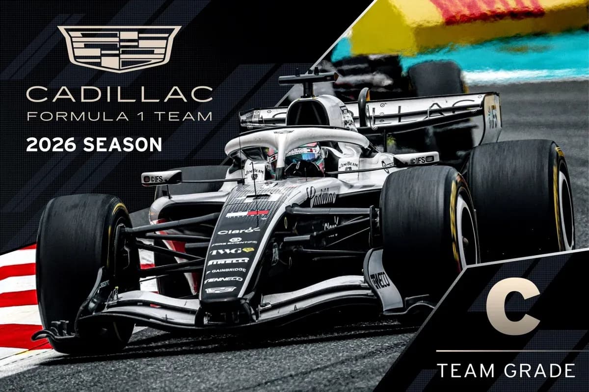 Cadillac Formula 1 car with team grade for 2026 Cadillac Formula 1 car with team grade for 2026